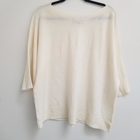 Rachel Zoe Sweater Boat Neckline Short Sleeve - Picture 4 of 5